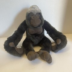 Tiger Tales Toys Viahart Silver Back Gorilla Plush Big Hands Hanging Stuffed Toy