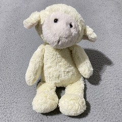 Manhattan Toy Lamb Plush White Cream Stuffed Animal Toy Sheep Soft Cute Baby 10″