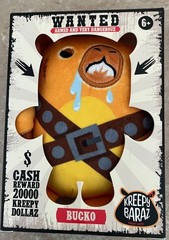 Kreepy Baraz Plush BUCKO Boxed Misfit Wanted Plush Figure