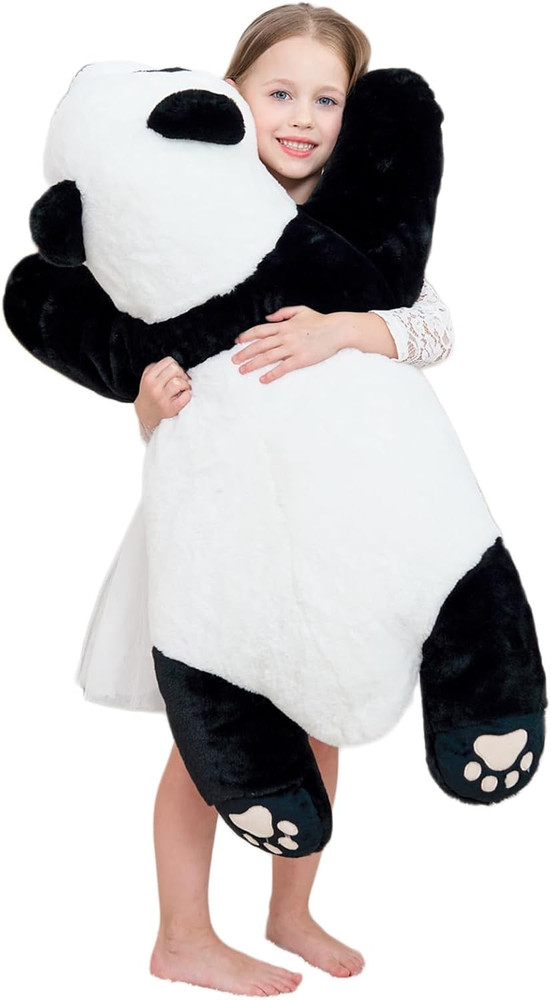 Giant Panda Weighted Plush Animals, 2.87Lbs Cute Big Panda Hugging Pillow Toy…