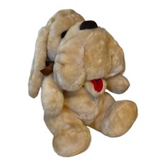 Vintage Commonwealth plush Dog McCrory Wrinkled Tan 12 Inch Stuffed Animal Toy