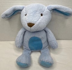 ANIMAL ADVENTURE BLUE BUNNY RABBIT TARGET STUFFED 10” PLUSH & TERRY CLOTH 2012