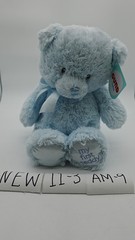 GUND Baby 15 in. My First Friend Teddy Bear Blue Ultra Soft Plush Toy for Babies