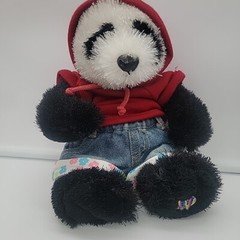 GANZ Webkinz Panda HM111 7″ Sitting and Lil’Kinz Panda HS111 6″ Plush Stuffed