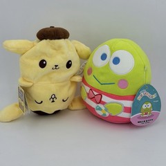 TeeTurtle Sanrio Pompompurin Reversible Plush Hello Kitty Squishmallows Keroppi