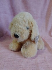 Vtg 1991 Heartwarmers Summit Collection Golden Retriever Lab Puppy Dog Plast Tag