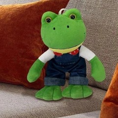 25cm Peluche Rana Rene Cute Ranita Soft Plush Toy Stuffed Doll Lara & Campos New