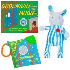 Goodnight Moon B Set Board Book Margaret Wise Brown, Beanbag Bunny, Soft Toy