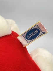 Vintage 1987 Dakin Fun Farm Christmas Mouse Plush Glasses Santa Hat 15 Inches