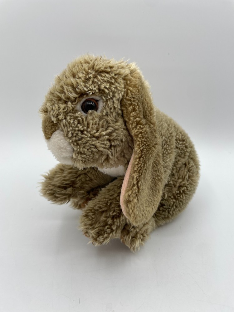 Toys R Us Animal Alley Lop Ear Bunny Brown Rabbit Realistic Plush 10″ 2017