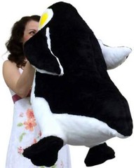 Giant Stuffed Penguin 30 Inch Big Soft Stuffed Animal Made in the USA America