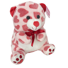 Yoonique Pink Heart Teddy Bear Plush Any Day Love Gift Washable