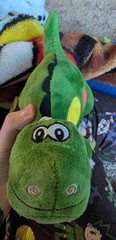 Polkadot Dinosaur plush Clawee Prize! Cute Stuffed Animal toy Brontosaurus