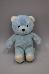 DAKIN? Cuddles Teddy Bear Blue w/White Feet Stuffed Animal 14″ Vintage Plush