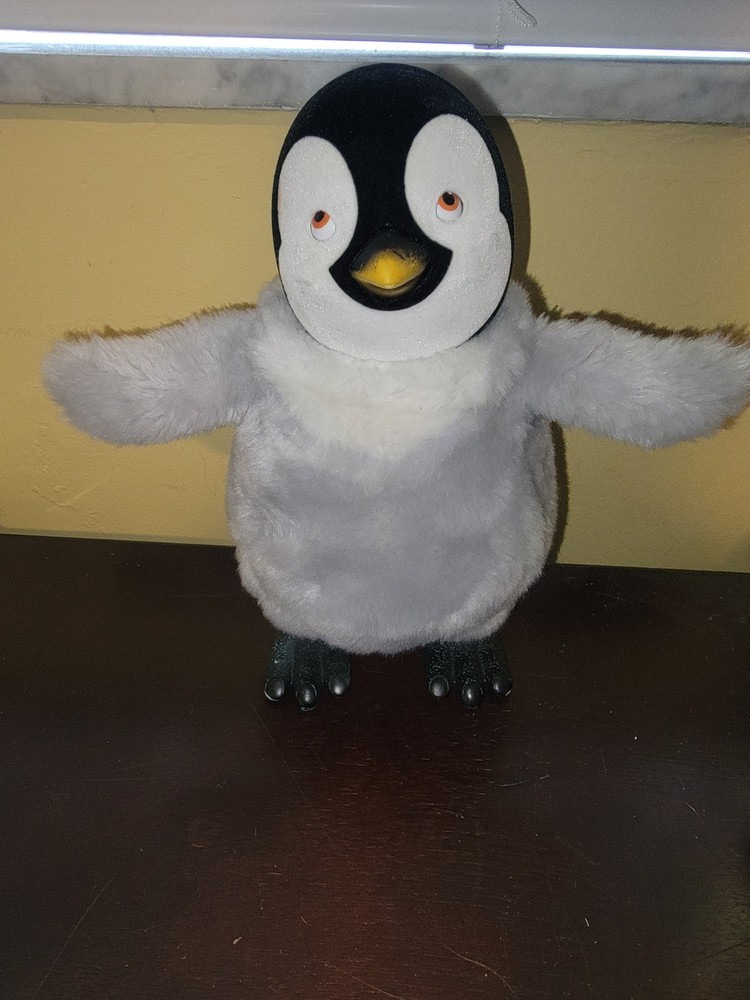 Happy Feet Movie Gloria 10″ Plush Talking Penguin Thinkway Toys Works Rare