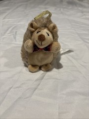 American Greetings ~ Hedgehog Plush Ornament NWT 3” Stuffed Animal