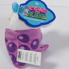 Cows vs Aliens 4″ Beanbag Plush Bubbles Boba Tea #001 With Tag