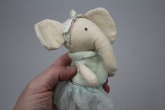Cotton Linen Animal Creative Co-op 6″ Elephant Ballet Headband Dress Dance