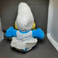 Vintage 80’s Applause 11″ Sitting Smurfette Plush Item No. 27176 with Tags