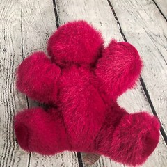 Applause Puppy Dog Plush Franny Fuchsia Pink Purple Black Nose Glitter Surprise