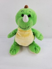 Ganz Plush Key Lime Dino Stuffed Animal HM185 No Code 9″ Webkinz Dinosaur Green