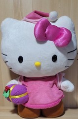 20″ HELLO KITTY Christmas Greeter Super Plush 2012 Gemmy READ
