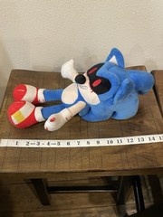 SEGA Sonic The Hedgehog Evil Sonic EXE 14″ Fan Made Custom Plush Toy Creepypasta