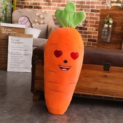Carrot D 18 Inch Soft Pillows Stuffed Animal Plush Toys Toddler Dolls Kids Gifts
