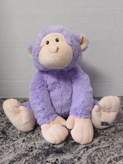 RARE Ganz Webkinz Jr Purple Monkey WJ104 Plush Stuffed Animal