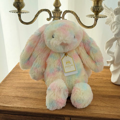 Jellycat Luxe Bunny Lazulia Plush toy rainbow rabbit With Dust Bag