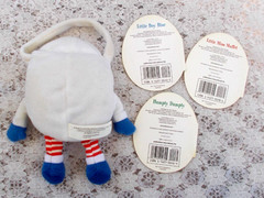 HUMPTY DUMPTY PLUSH EGG with Back Pocket holding 3 Egg shaped Nursery Rhymes