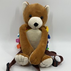Bear Backpack Buckle Toys Billy Toddler Montessori Plush Clock Learning Pre K