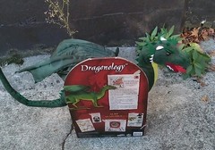 Dragonology European Dragon 20″ Poseable Green Plush 2006 Sababa Toys