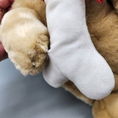 E&J Classic German Shepherd Dog Plush Christmas Santa Hat Scarf 16″ Stuffed HTF