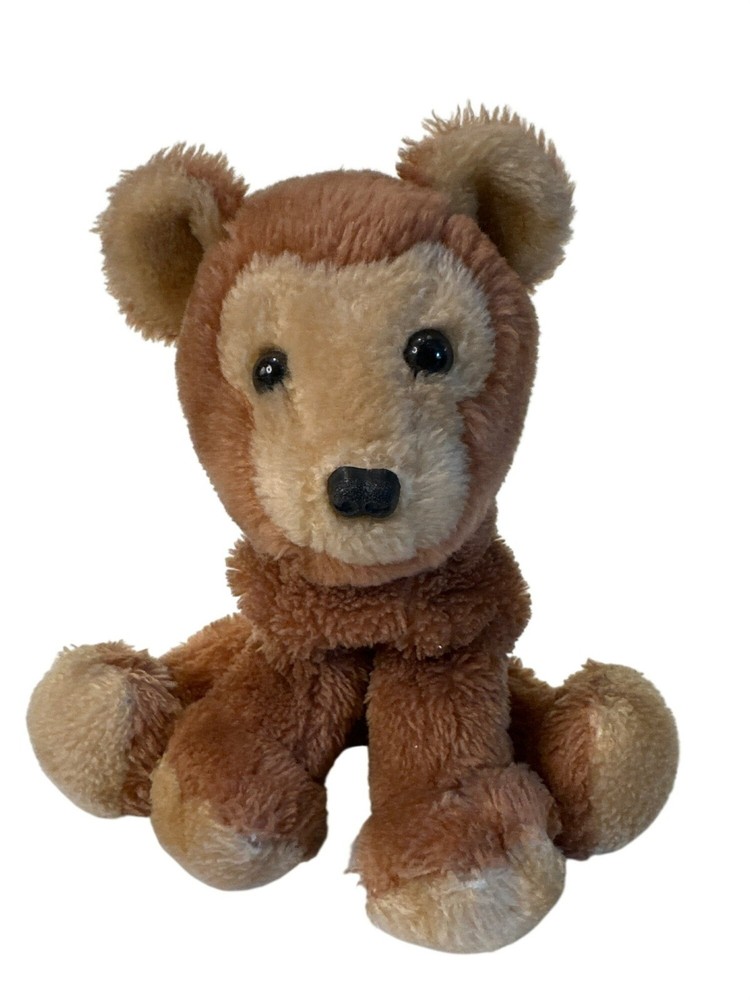 1976 Dakin Baby Bearfoot Teddy Bear Stuffed Toy Plush Hard Nose Cub Teddy