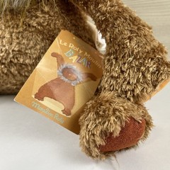 Rare New Moulin Roty Le Roly Moulin Bazar Lion Soft Plush Beanie 13″