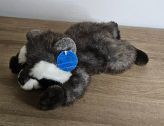 Vintage PURR-FECTION by MJC Plush Stuffed Romeo Raccoon Baby 1992 w/ Tag