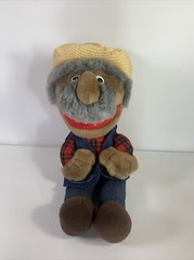 Shotgun Red Muppets Shot Gun Plush Doll 15″ autographed hat