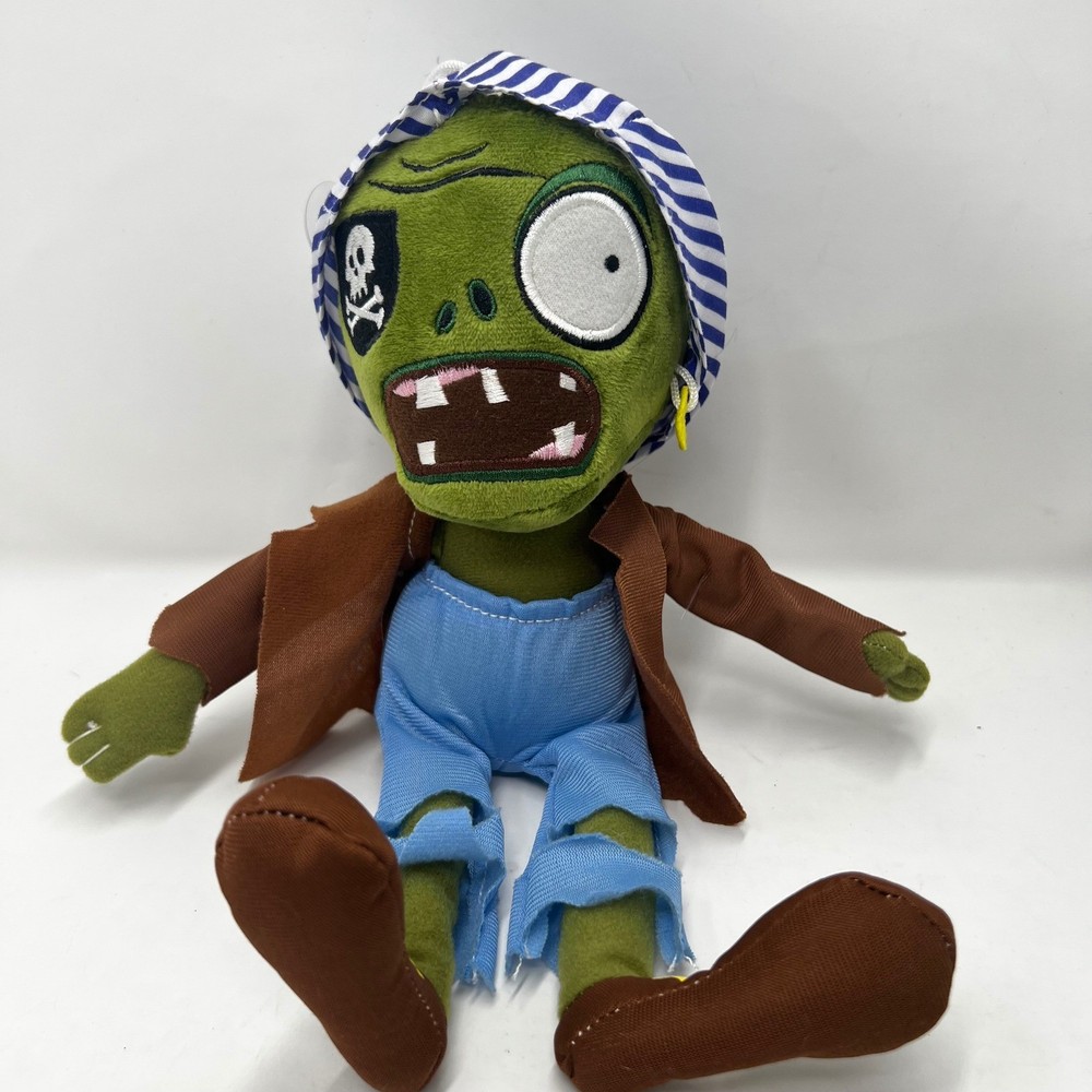 Plants vs Zombies PvZ Pirate Zombie Plush Toy Linxin With Suction Cup