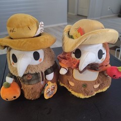 Squishable Mini Fall Harvest Plague Doctor & Plague Nurse 11 Inch Plush Set
