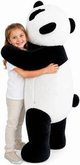 4Ft Giant Panda Plush Stuffed Animal – Cute Gift for Kids & Babies