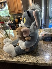 Vintage 1985 Presents Tom & Jerry Plush Toy 17” Still with tags