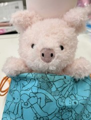 JELLYCAT Fluffy Soft Plush Curly-Haired Pig Appease Doll Gift Kids Toy 6.2in NEW