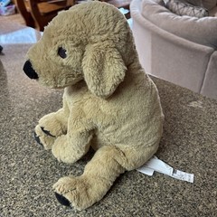 IKEA Gosig Golden Retriever Dog Puppy Plush Yellow Lab 14” Soft Floppy