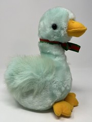 Easter Creations Duck Plush Stuffed Animal Toy Goose Bird Blue Green READ DESC