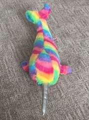 Douglas Plush RAINBOW NARWHAL Stuffed Animal Cuddle Toys Whale Narwhal Narwals