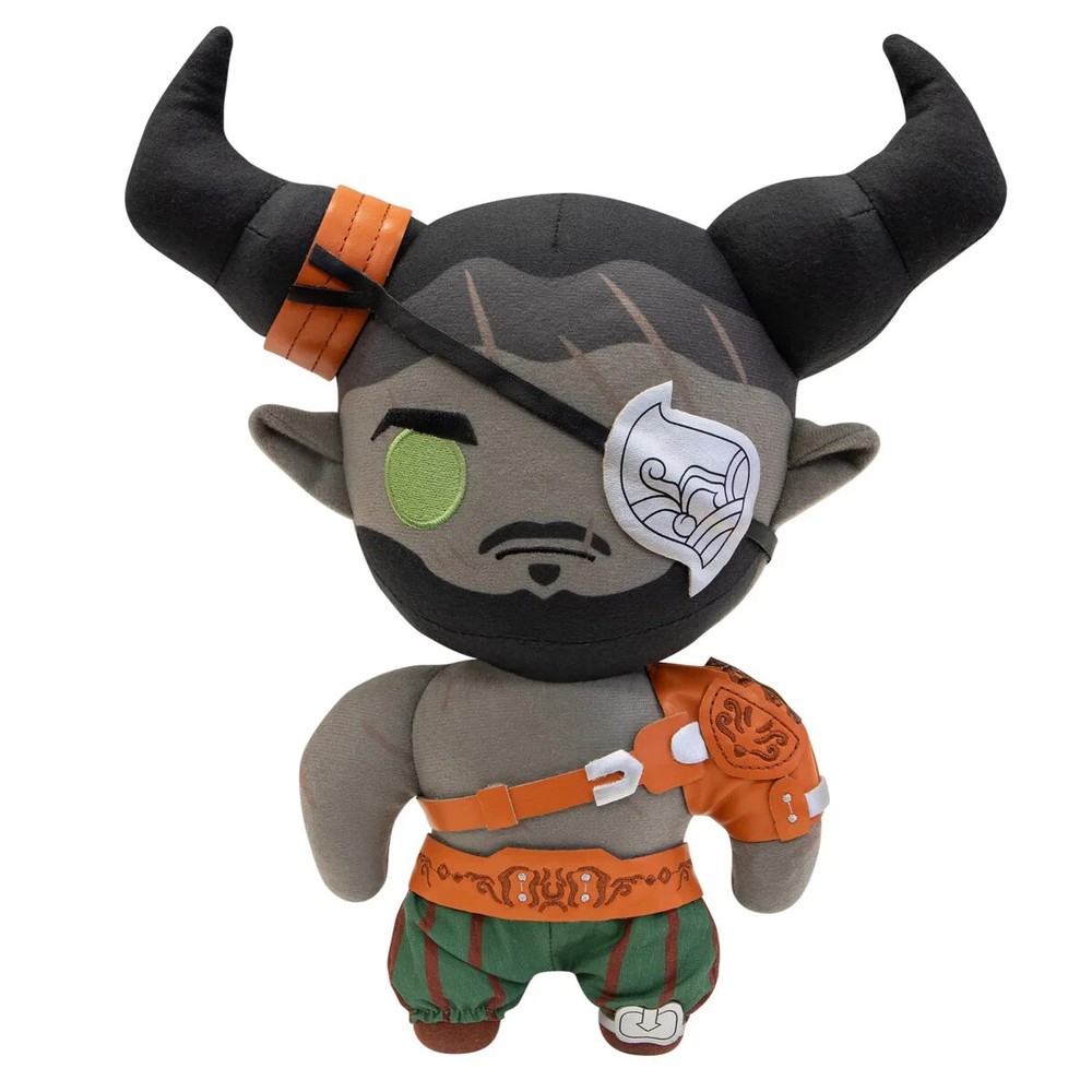 Dragon Age The Iron Bull Plush Figure Statue Collector’s Plushie + Card Official