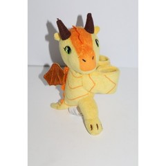 Bullsitoy Wings of Fire Plush Set Cutie Cuffs Sunny Clay Starflight 3 pc Lot