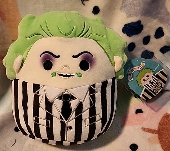 Squishmallows Bettlejuice 8″ 2024 New with Tag- Hard to find- Rare plush