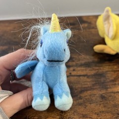 Mcdonalds Happy Meal Neopets 2004 Uni & 2005 Pawkeet Plush Lot Of 2